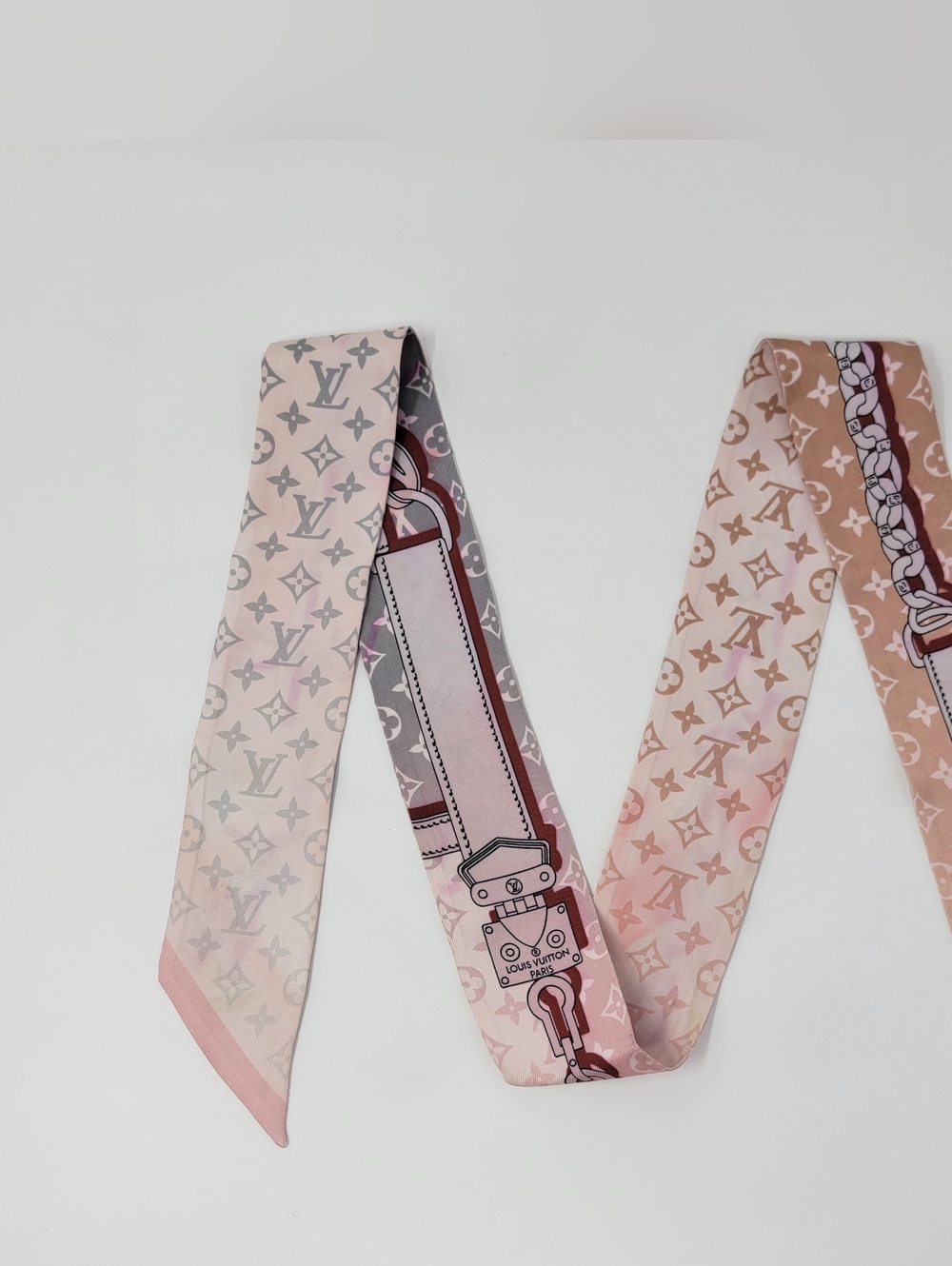 Louis Vuitton 100%  Silk Scarf Bandeau - Picture 5 of 9